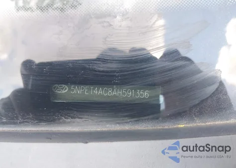 2010 Hyundai Sonata Gls z USA, uszkodzony, nr VIN 5NPET4AC8AH591356